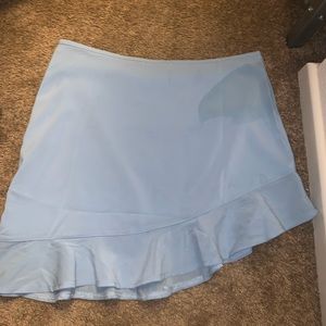 dolls kill blue skirt